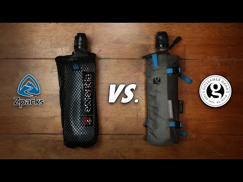 Zpacks Water Bottle Sleeve vs Gossamer Gear Bottle Rocket