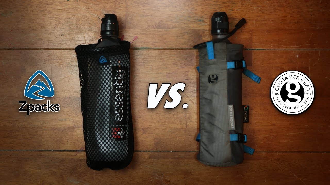 Zpacks Water Bottle Sleeve vs Gossamer Gear Bottle Rocket YouTube