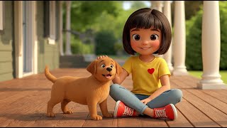 Bedtime story, Ava and the Lost Puppy Friendship Story.