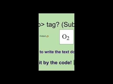 Learn SUB tag