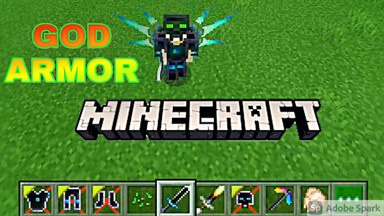 How To Download God Avaritia Armor Mod Minecraft Pe Android Hindi Gameplay Mcpe Youtube