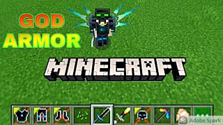 How To Download God (Avaritia)Armor MOD Minecraft PE | Android | Hindi Gameplay | MCPE screenshot 1
