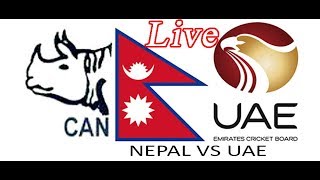 🔴 NEPAL Vs UAE LIVE Score | ACC U19 YOUTH ASIA CUP 2018