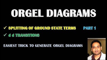 PART 14 (A) ORGEL DIAGRAMS FOR CSIR NET/GATE
