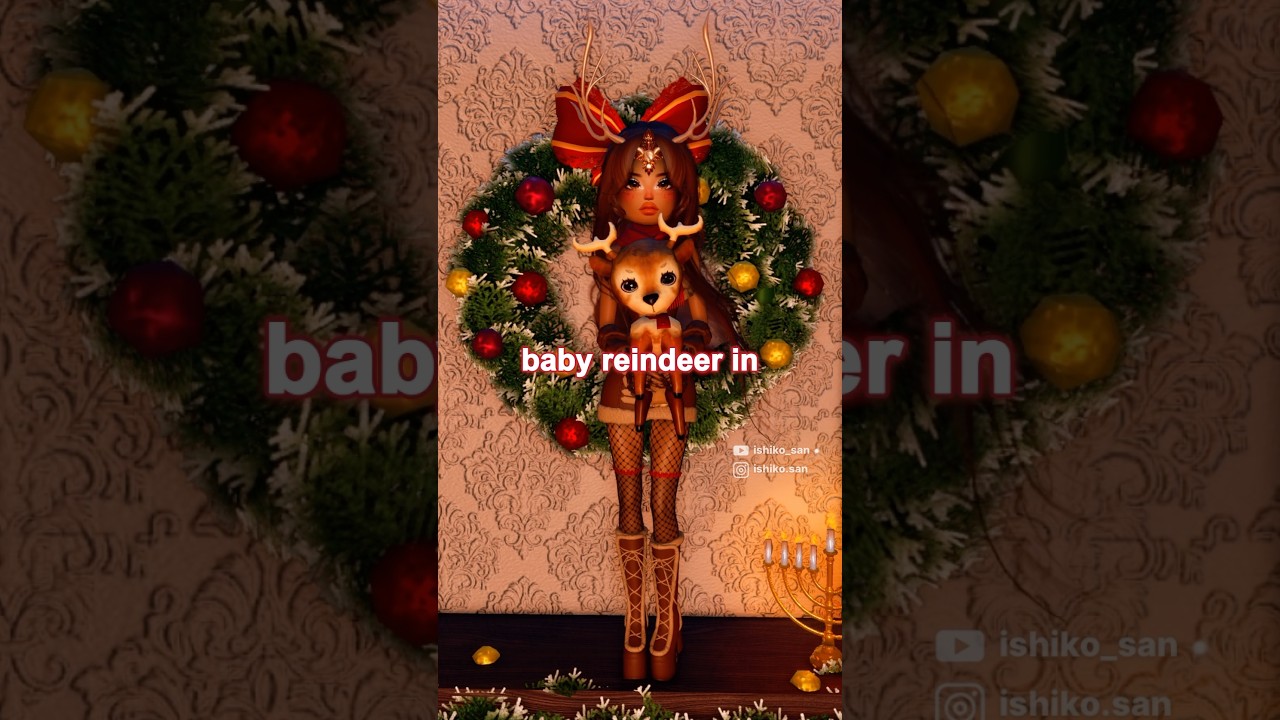 HOW TO GET THE BABY REINDEER in Dress to Impress!!🥺❤️ 