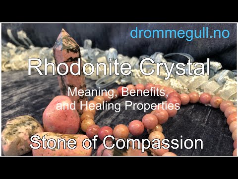 Video: Rhodonite stones - the talisman of creative people