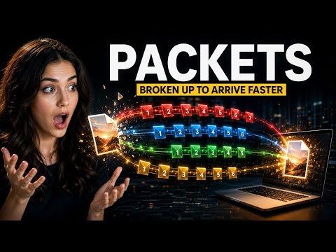 Packets Explained in 2 Minutes | How Data Travels Across the Internet