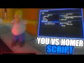 [UPD] You VS Homer OP Script - WallHop | Auto Kill | Auto Farm | Inf Jump | Speed