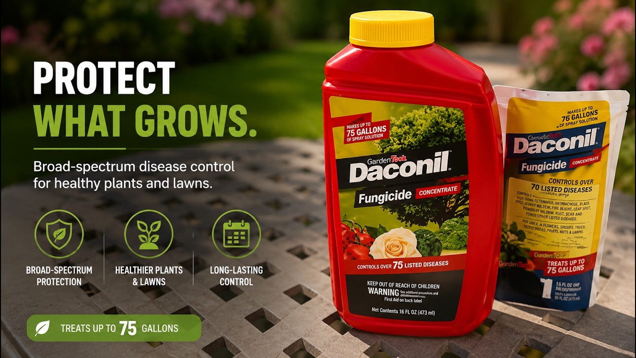 Save Your Garden with Daconil Fungicide Concentrate 🍃 - YouTube