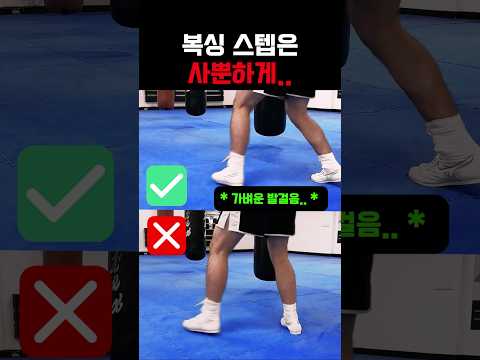 복싱 스텝은 사뿐하게 #복싱 thumbnail