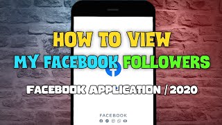 How to view my Facebook followers | Facebook Application | 2020 screenshot 5