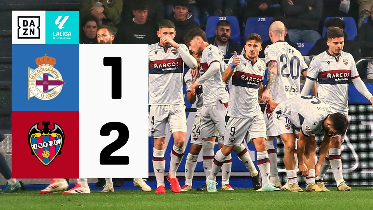 RC Deportivo vs Levante UD (1-2) | Resumen y goles | Highlights LALIGA ...