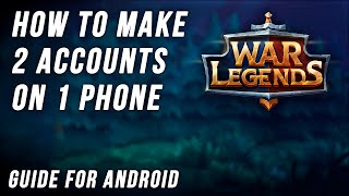 2 Accounts via Google Play Games Guide 🛡️ War Legends - CLASSIC RTS on Mobile screenshot 1