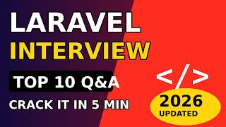 Information Top 10 Laravel Interview Questions and Answers 2026 | Crack Your PHP Interview in 5 Min Guide