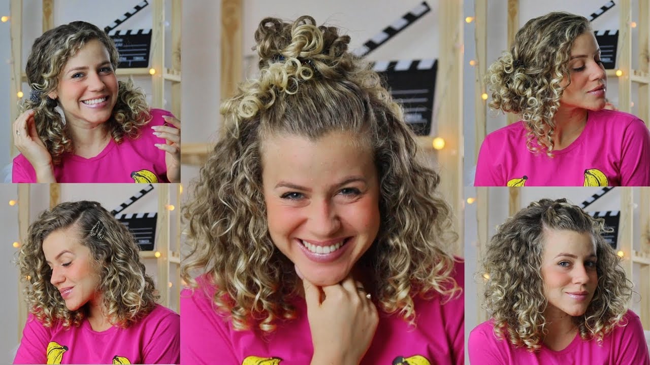 5 PENTEADOS PARA CABELOS CACHEADOS