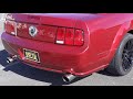 Ford mustang gt long tube headers and x pipe