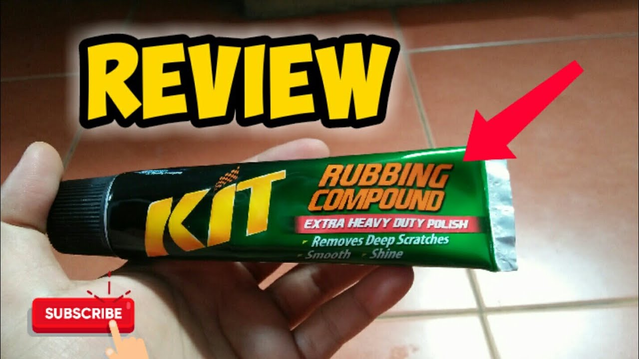 REVIEW KIT RUBBING COMPOUND YouTube