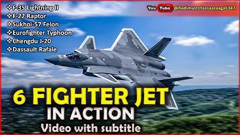 Thumbnail of THE 6 MOST ADVANCED AND TRENDING TYPES OF COMBAT AIRCRAFT #army #military #airforce #viralvideo