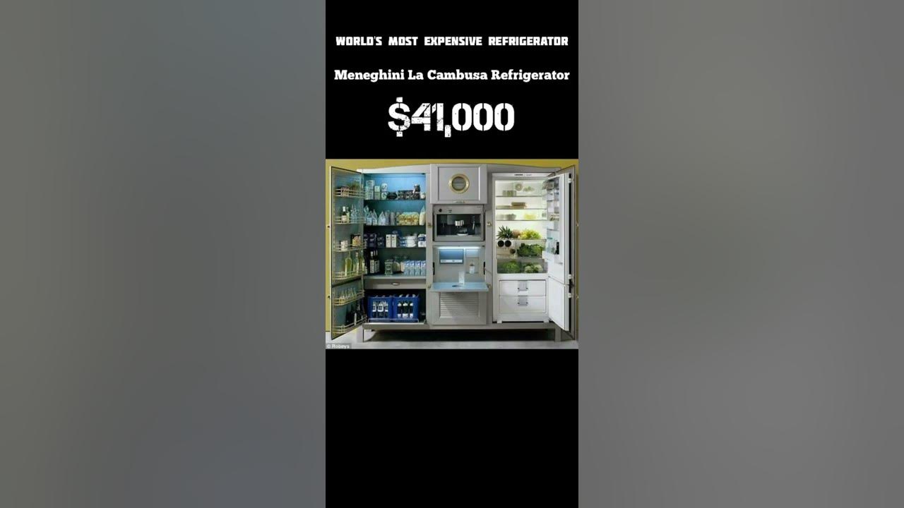 world's most expensive refrigerator.Meneghini La Cambusa Refrigerator