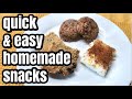 COOK WITH ME |  QUICK & EASY HOMEMADE SNACKS FOR KIDS & ATHLETES