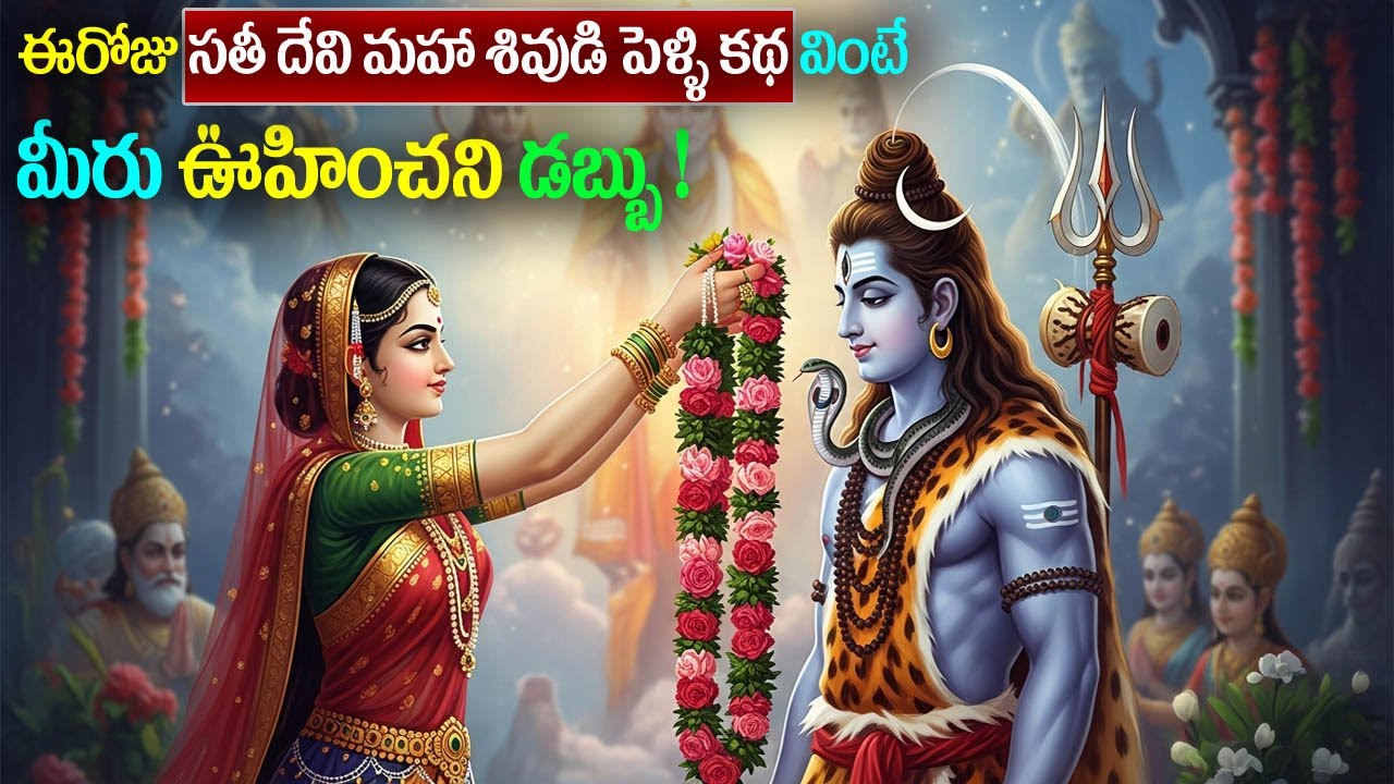 ఈరోజు సతీ దేవి మహా శివుడి పెళ్లి కథ వింటే మీరు ఉహించని డబ్బు ! || Karthika Somavaram Katha #katha