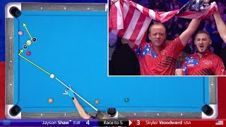 TOP 10 BEST SHOTS! Mosconi Cup 2018 (9-ball Pool)