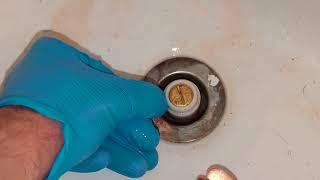 REMOVE SPRING LOADED POPUP TUB DRAIN HOW TO FIX & FREE UP STUCK