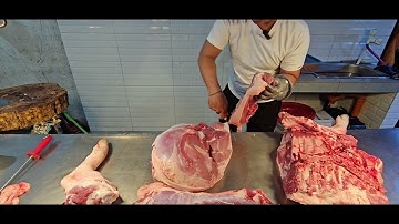 Butcher Tutorial Step by step Primal cuts and deboning medyo presure.