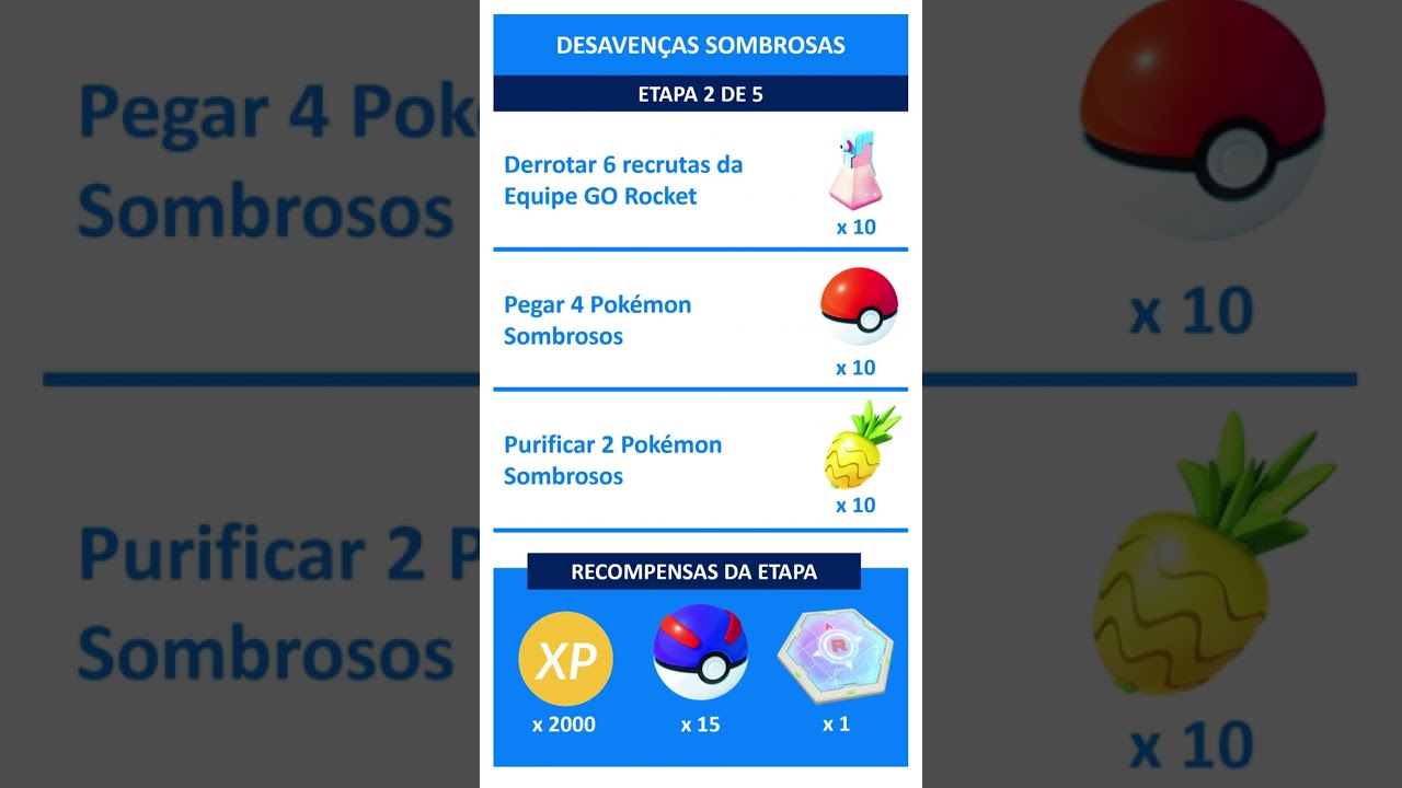 Pokémon GO - Pokémon Sombroso e Pokémon Purificado