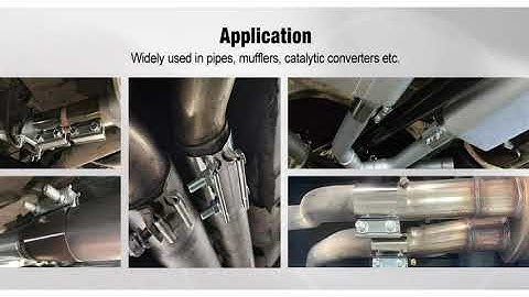 EVIL ENERGY Exhaust Clamp Butt Joint Band Clamp Sleeve Coupler