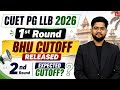 CUET PG LLB 2026 | BHU Cutoff Released | Category-Wise Safe Score &amp; Admission