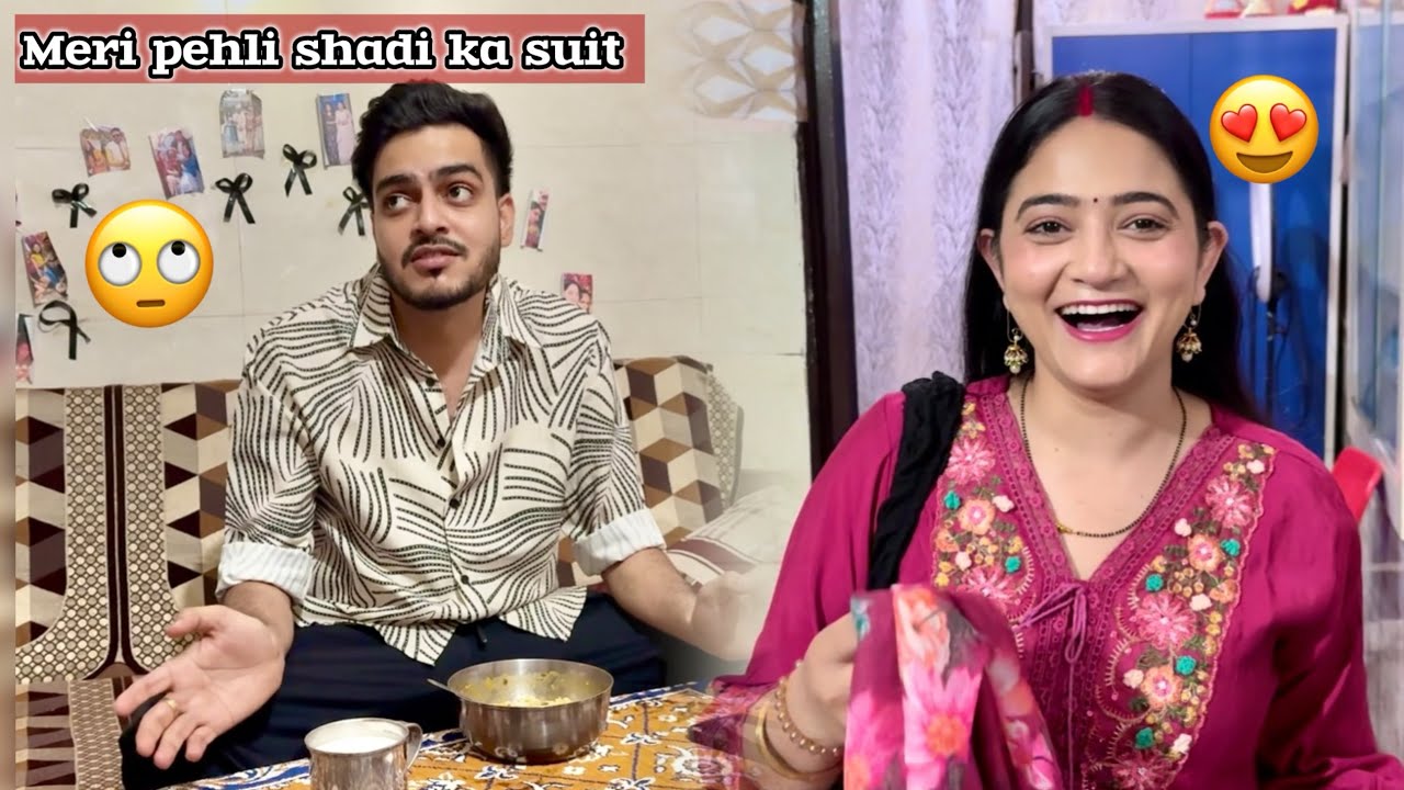 Meri pehli shadi ka suit ❤️😍|| Vlog || Sibbu Giri 
