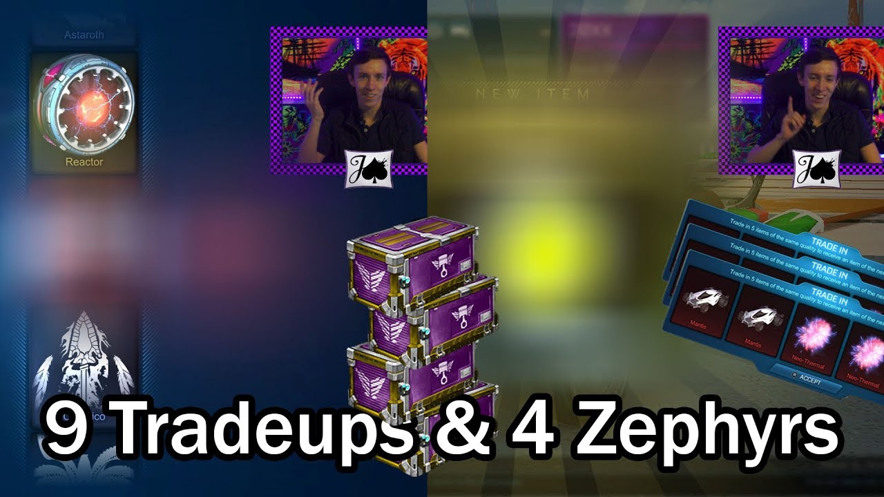 Nitro, Egg, CC4, Triumph Tradeups and 4 Surprisingly Good Zephyr Crates (Rocket League)