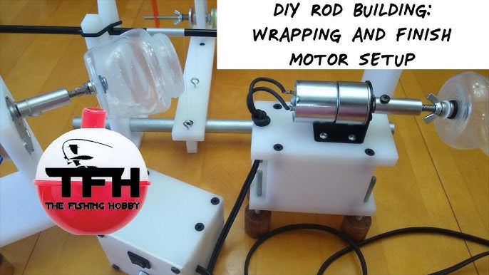 DIY Fishing Rod Wrapping Machine 