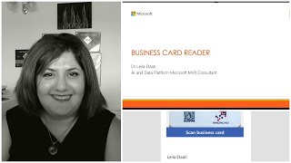 Create Business Card Reader with Power Apps and Power Automate | Leila Etaati - #M365May screenshot 4