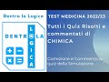 Test Medicina 2022/23 domande di Chimica