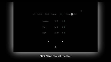 Set measurement unit in Vercon smart mirror | A "How To Use" video series by Vercon