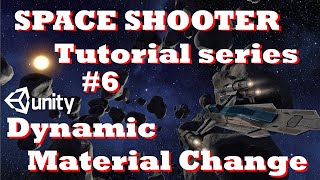 Object Highlighting | Dynamic Material Changing | Space Shooter 3D | Unity Mobile Game Tutorials #6 screenshot 2