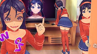 Horror Game Where Your ANIME Waifu Sucks You into your phone - MiSide DEMO screenshot 3
