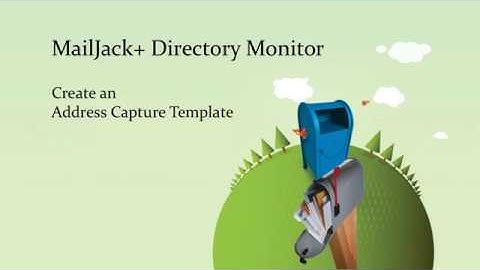 Directory Monitor Address Capture Template