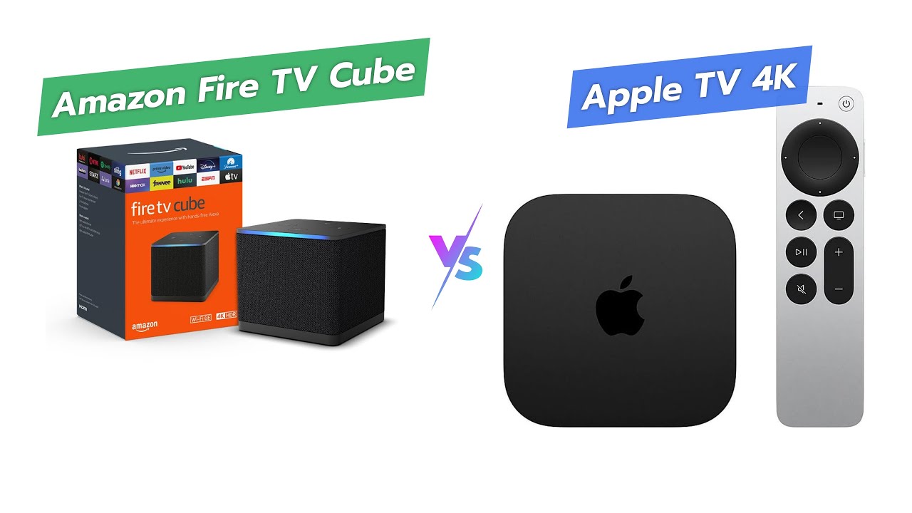 📺 Amazon Fire TV Cube vs Apple TV 4K 🚀 | Best Streaming Device 2023 ...