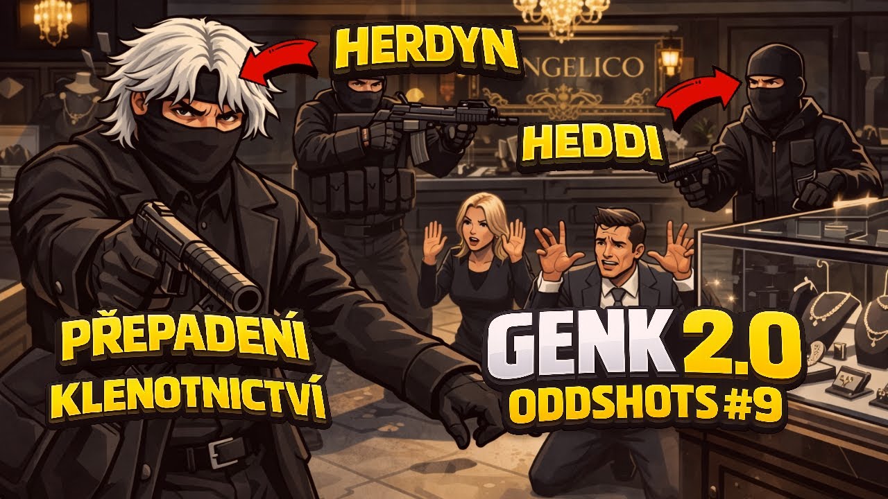 GENK 2.0 RP ODDSHOTS #9 PŘEPADENÍ KLENOTNICTVÍ & MAGNETIC FISTING