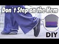 Don’t Step on Your Wide Pants | Hem Alteration with Cushion