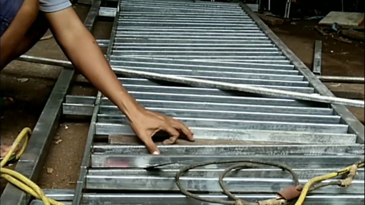 Ngelas besi hollow  pagar  minimalis  YouTube