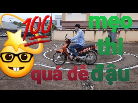 Video Hướng dẫn chạy vòng số 8 / Thi bằng lái xe A1 - youtube