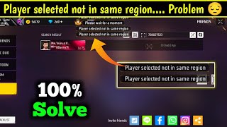 How To Add A Player Friend Of Different Region In Free Fire Ff Player Selected Not In Same Region