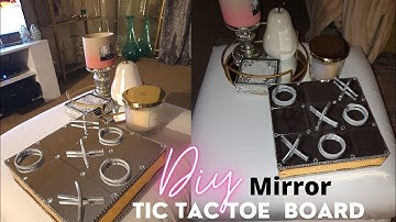 DIY TIC TAC TOE BOARD WITH STORAGE BOX| DIY GLAM NOUGHTS AND CROSSES | HOME DECOR!