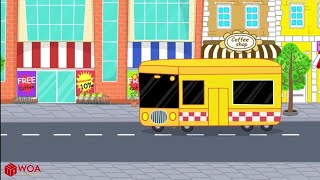 Wolfoo Cartoons . Safety Tips On The Bus . SN Kids TV