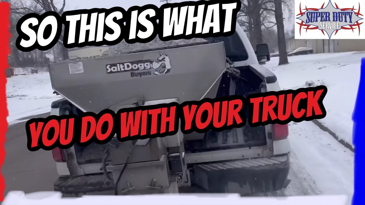 First time as a snow plow driver?? YouTube