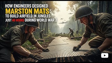 In 1941, American military Engineers Designed Marston Mats to Build Airfields in Jungles 48 hours